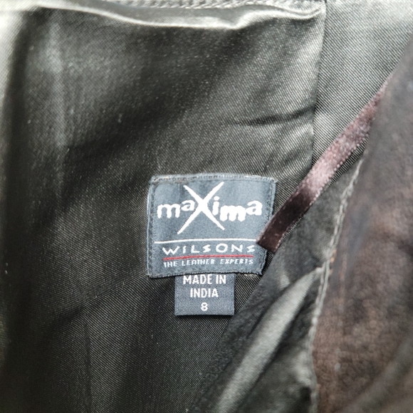 Wilsons Maxima Brown Leather Pants | Leather Pants | NWT | Size 8 / 28 - Picture 8 of 15